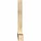 Ekena Millwork Eugene Rough Sawn Timber Gable Bracket, Douglas Fir, 108"W x 49"H x 6"D x 6"F, 11/12 Pitch GBW108X49X0606EUG00RDF - alternate 2